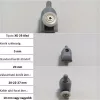 Zuhanykabin görgő, Aqualife XD-29 20mm alsó