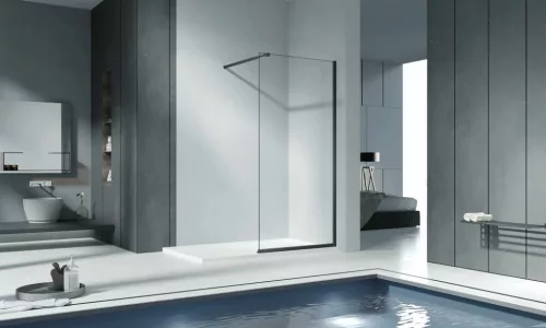 Walk-in, Aquatrend Walk-in W10-100 BLACK 100x200