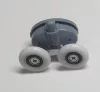 Zuhanykabin görgő, Aqualife XD-31 24mm alsó