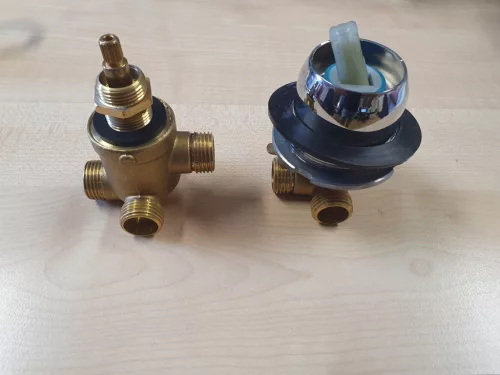 Zuhanykabin alkatrész, Aqualife Kétrészes csaptelep 3 kiállás hollander