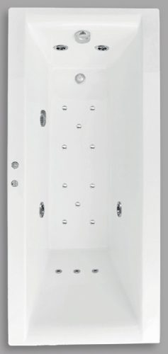 Kád, Aquatrend W-Bath Adelaide 170x75x56 Hydro + Areo rendszer
