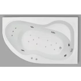   Kád, Aquatrend W-Bath Carina 150x105x64 jobbos Hydro + Aero rendszer
