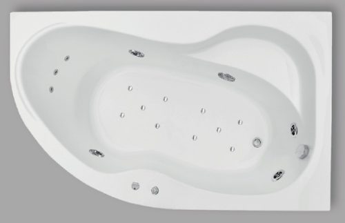 Kád, Aquatrend W-Bath Carina 150x105x64 jobbos Hydro + Aero rendszer