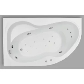   Kád, Aquatrend W-Bath Carina 160x105x64 balos Hydro + Areo rendszer