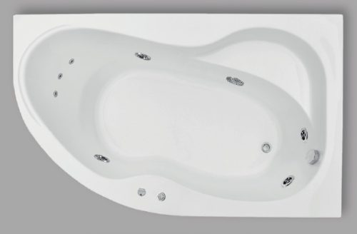 Kád, Aquatrend W-Bath Carina 160x105x64 jobbos Hydro rendszer