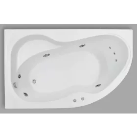   Kád, Aquatrend W-Bath Carina 170x105x64 balos Hydro rendszer