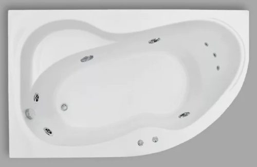 Kád, Aquatrend W-Bath Carina 170x105x64 balos Hydro rendszer
