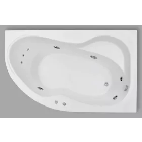   Kád, Aquatrend W-Bath Carina 170x105x64 jobbos Hydro rendszer