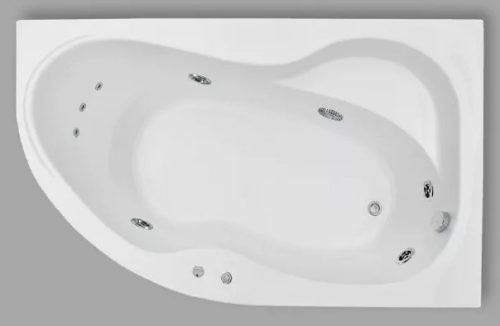 Kád, Aquatrend W-Bath Carina 170x105x64 jobbos Hydro rendszer