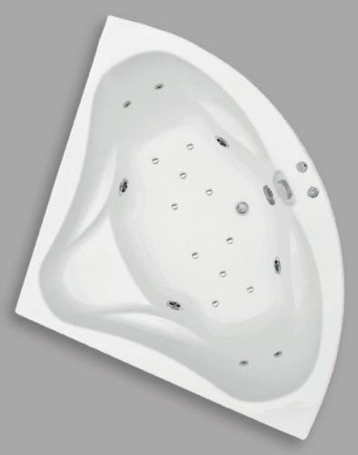 Kád, Aquatrend W-Bath Michelle 140x140x63 Hydro + Aero rendszer