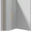Walk-in, Deante Prizma tolóajtós walk-in, szálcsiszolt arany 140 cm KTJ_R34R