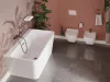 WC kefe tartó, Deante Silia fali wc kefe tartó, titanium ADI_D711