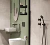 WC papír tartó, Deante Silia fali wc papír tartó, fekete ADI_N211