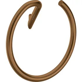   Törölközőtartó, Deante Silia Törölköző akasztó, fali, kerek, szálcsiszolt bronz ADI_C611
