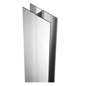   Toldóprofil, Deante Bővítő profil, beszerelő elemekkel, 200 cm, króm XKC00PC02