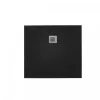 Zuhanytálca, West Zara 80x80 cm, black