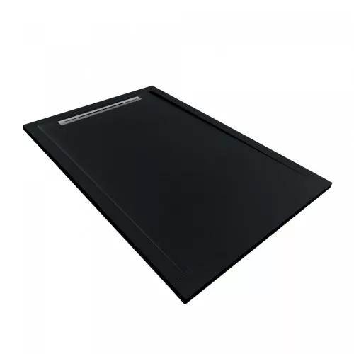 Zuhanytálca, West Freya 70x120 cm, black