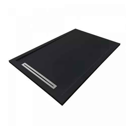 Zuhanytálca, West Freya 70x140 cm, black