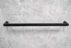 Törölközőtartó, Deante Round fali törölközőtartó, 60 cm, fekete ADR_N621