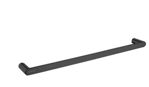 Törölközőtartó, Deante Round fali törölközőtartó, 60 cm, fekete ADR_N621