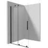 Walk-in, Deante Prizma tolóajtós walk-in, fekete, 120 cm KTJ_N32R