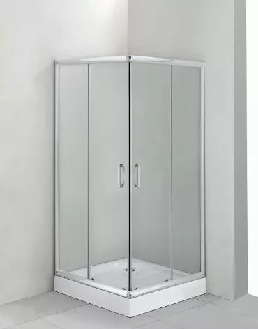 Zuhanytálca, Deante Funkia szögletes akril zuhanytálca, fehér 90 cm KTC_041B