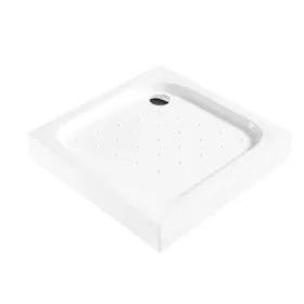   Zuhanytálca, Deante Funkia szögletes akril zuhanytálca, fehér 80 cm KTC_042B