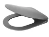 WC tető, Deante Peonia wc tető, slim, soft close, antracit/titanium CDE_DSOZ