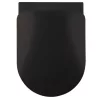 WC tető, Deante Peonia wc tető, slim, soft close, fekete CDE_NSOZ
