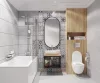 WC, Deante Peonia fali Wc csésze, perem nélküli, fehér CDE_6ZPW