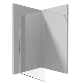 Walk-in, Deante Kerria Plus zuhanyfal 140 cm, króm KTS_034P