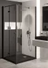 Walk-in, Deante Kerria Plus zuhanyfal 100 cm, fekete KTS_N30P