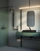 Walk-in, Deante Kerria Plus zuhanyfal 110 cm, fekete KTS_N31P