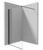 Walk-in, Deante Kerria Plus zuhanyfal 110 cm, fekete KTS_N31P