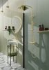 Walk-in, Deante Kerria Plus zuhanyfal 80 cm, fekete KTS_N38P