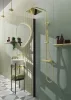 Walk-in, Deante Kerria Plus zuhanyfal 80 cm, fekete KTS_N38P