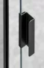 Zuhanyajtó, Deante Kerria Plus csuklóajtó, fekete 80 cm KTSXN42P