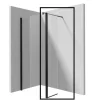 Walk-in, Deante Kerria Plus mozgatható panel Kerria Plus kabinokhoz, 40 cm fekete KTSXN72P
