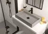 Zuhanytálca, Deante Correo szögletes, gránit zuhanytálca, metálszürke 90x90 KQR_S41B