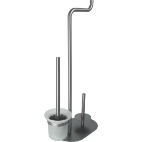   WC papír tartó, Deante Silia WC papír tartó állvány - 3-funkciós, titanium ADI_D732
