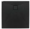 Zuhanytálca, Deante Correo szögletes, gránit zuhanytálca, fekete 80x80 KQR_N42B