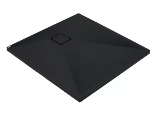 Zuhanytálca, Deante Correo szögletes, gránit zuhanytálca, fekete 80x80 KQR_N42B