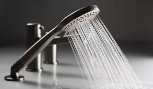 Kádperemre szerelhető csaptelep, Deante Arnika 3 lyukas, titanium BQA_D13M