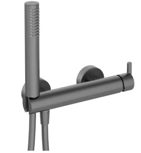 Zuhany csaptelep, Deante Silia zuhany csaptelep zuhanyszettel, titanium BQS_D41M