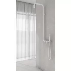   Zuhanyszett, Deante Silia zuhanyszett  zuhany csapteleppel, fehér NQS_A4XM