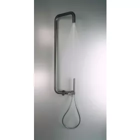   Zuhanyszett, Deante Silia zuhanyszett zuhany csapteleppel, titanium NQS_D4XM