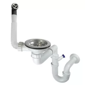   Mosogató szifon, Deante szifon gránit mosogatókhoz, 1 medencés, Space-Saver ZXY_9949