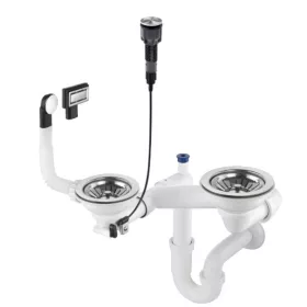   Mosogató szifon,Deante Space-Saver szifon gránit mosogatókhoz,1,5-2 medencés,Space-Saver ZXY_9983