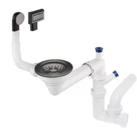   Mosogató szifon,Deante Space-Saver szifon gránit mosogatókhoz,1 medencés,Space-Saver ZXY_D949
