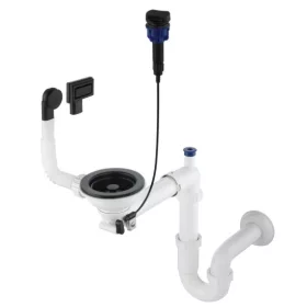   Mosogató szifon,Deante Space-Saver szifon gránit mosogatókhoz,1 medencés,Space-Saver ZXY_N972